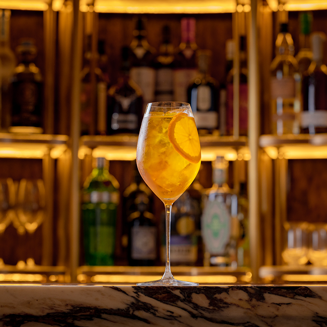 A cocktail at Claridge's Restaurant