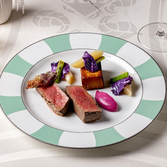 dinner dish in the foyer