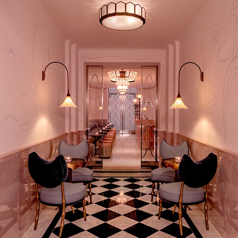 The Painter's Room Chairs and Corridor