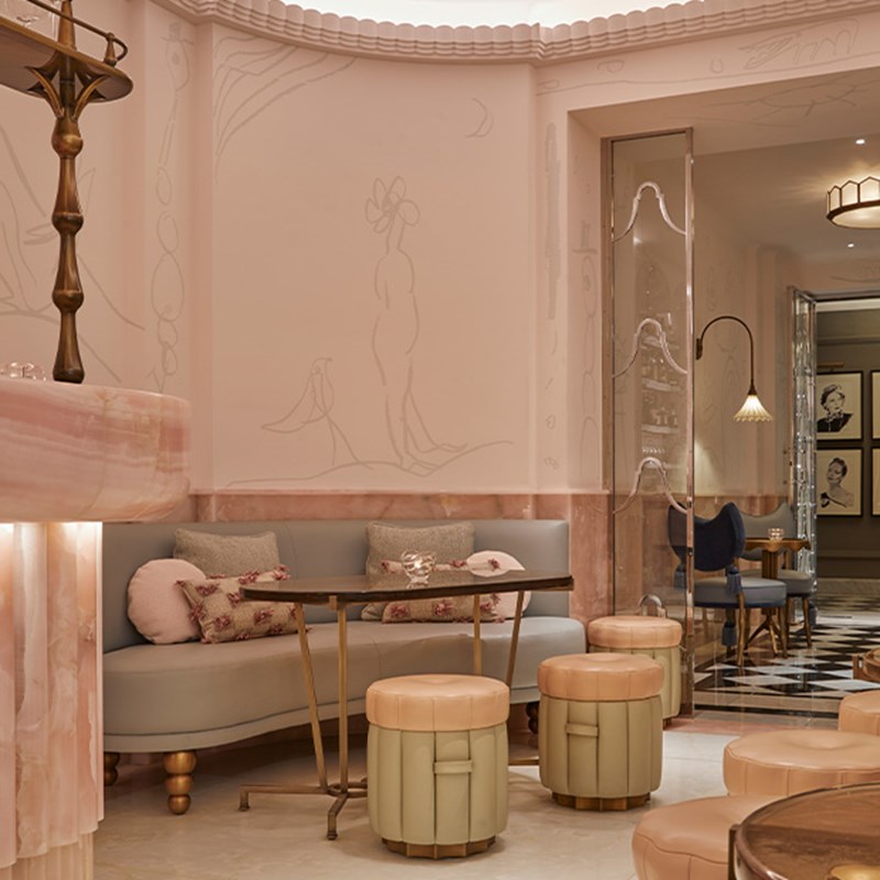 The Painter's Room Detail Corner View with Couch